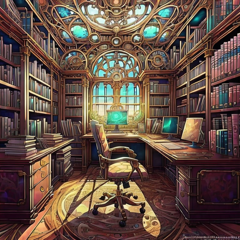 Library by absinthe9 on DeviantArt