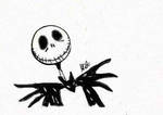 Jack skellington sketch by oozsinfered
