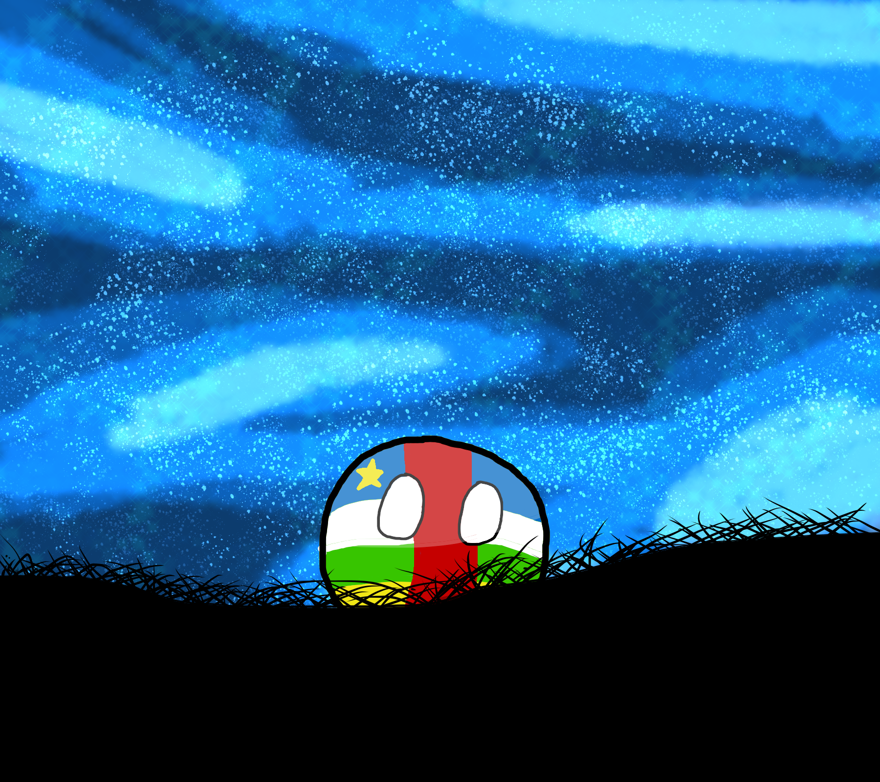 [Polandball] Starry Night