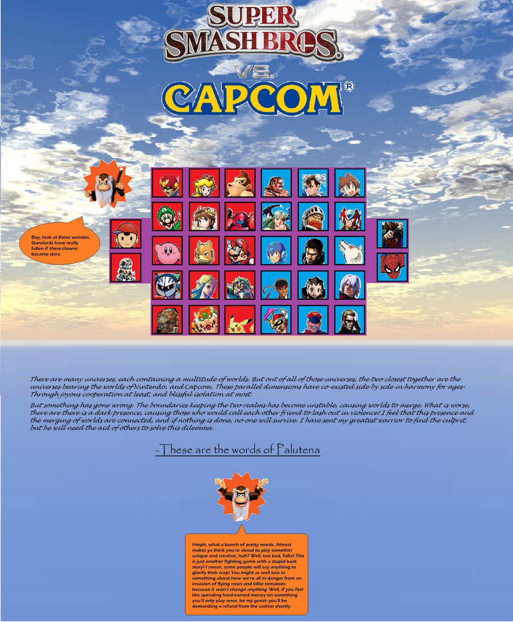 Super Smash Bros vs Capcom by Cybertoy00 on DeviantArt