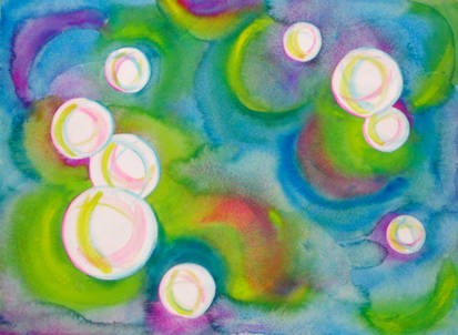 Bubbles - Watercolor Play