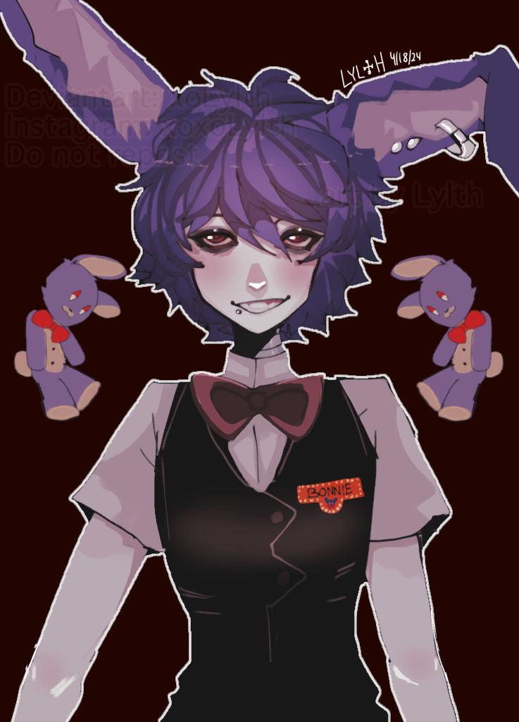 Clock Rabbit Bonnie Bonnie the Bunny by xoLylth on DeviantArt