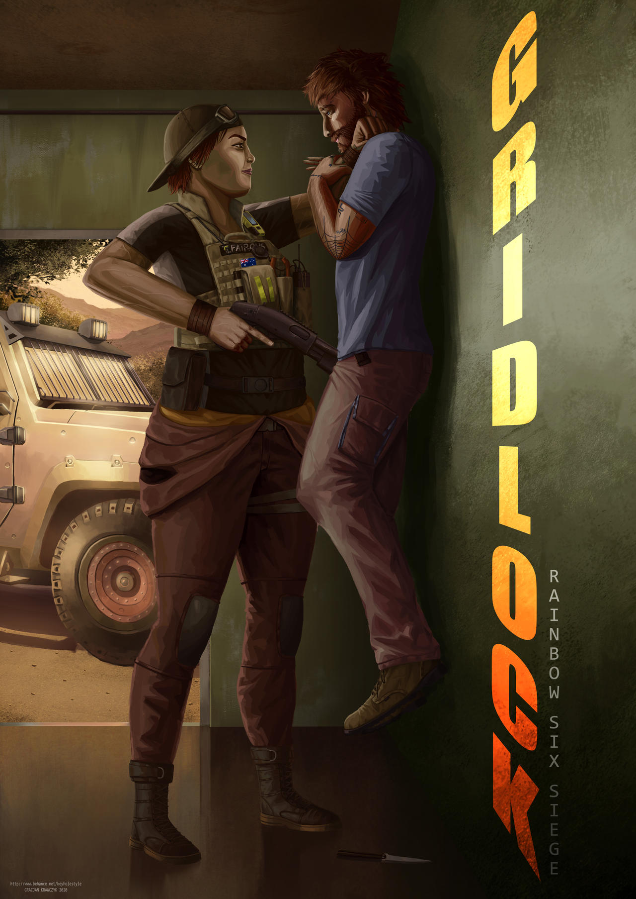 GRIDLOCK rainbow six siege by keyholestyle on DeviantArt