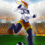 Cinderace goes for the gol!