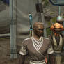 Kolim with a Kel Dor Jedi Master, Tython