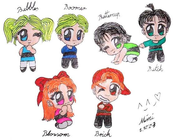 PPG and RRB by PowerPuffGirlSweety on DeviantArt
