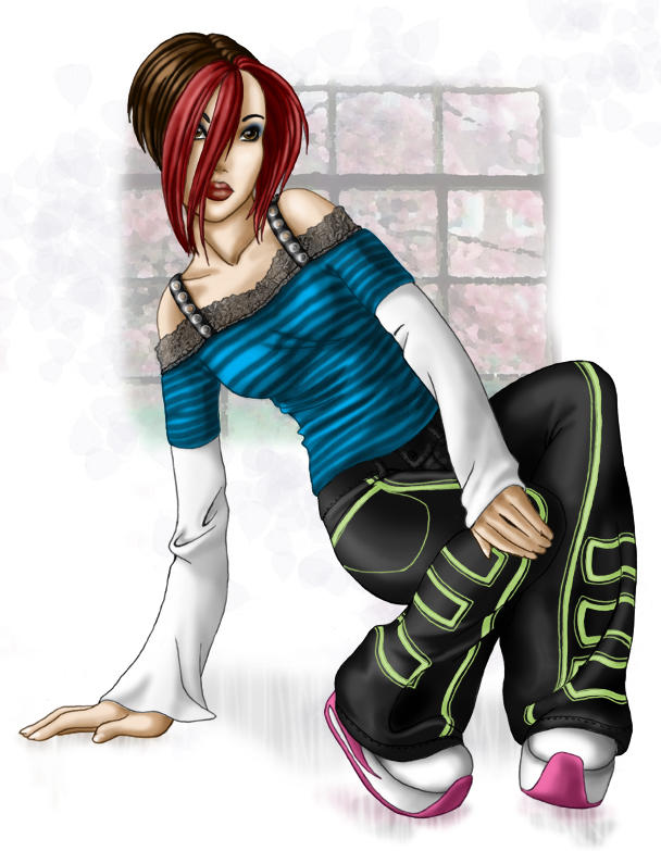 Sarah posing by socialdisention on DeviantArt