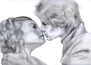 Princess Leia and Han Solo