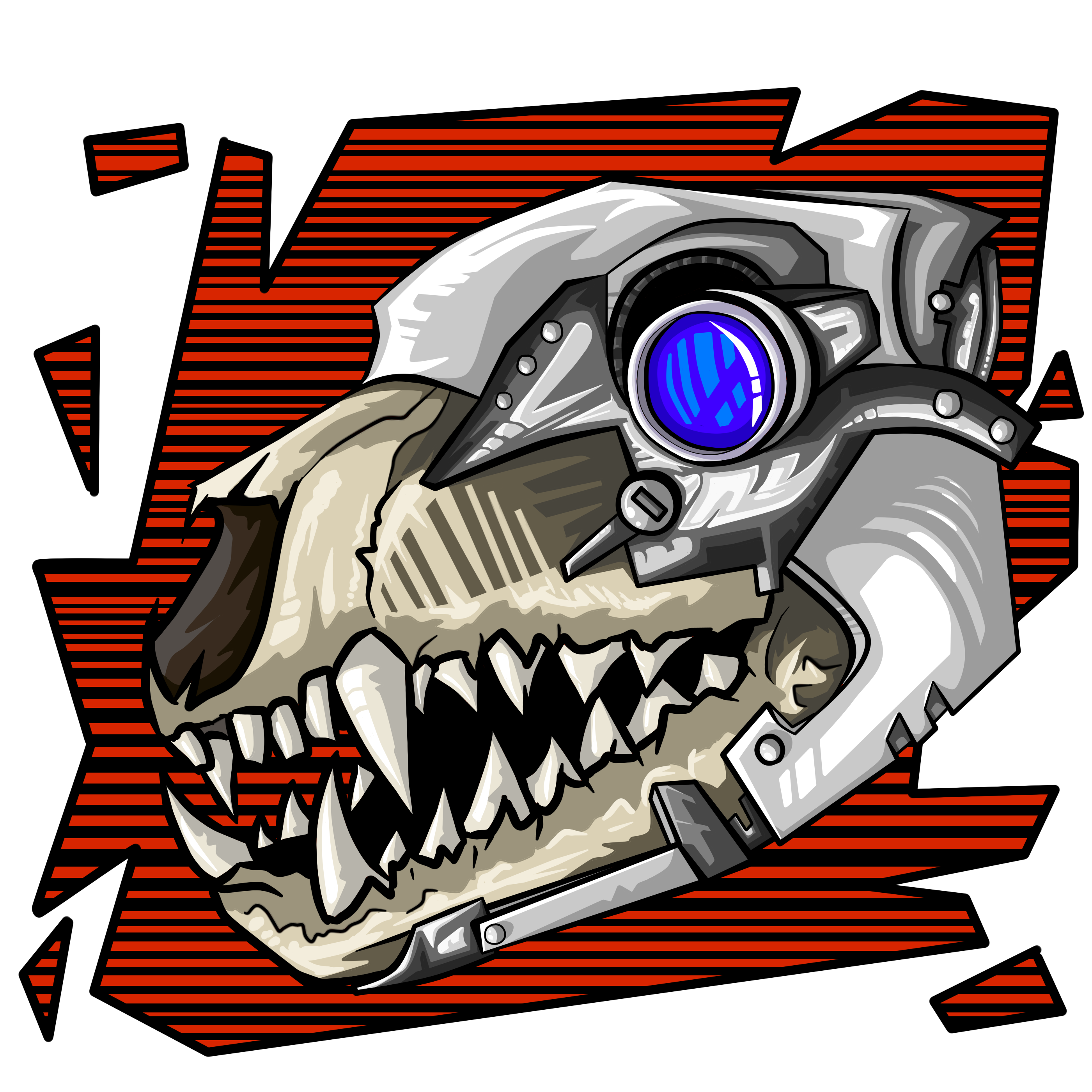 Augmented Thylacine Skull