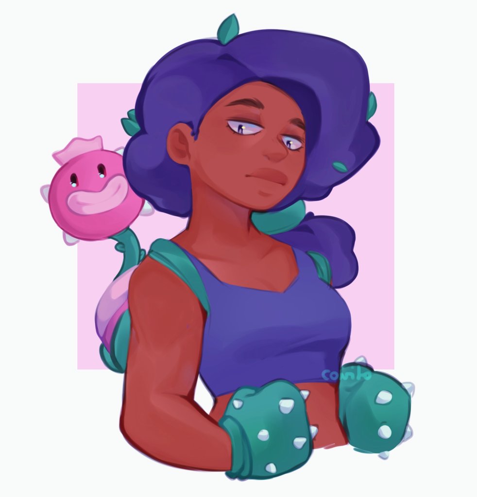 Rosa brawl stars by TransitCone on DeviantArt