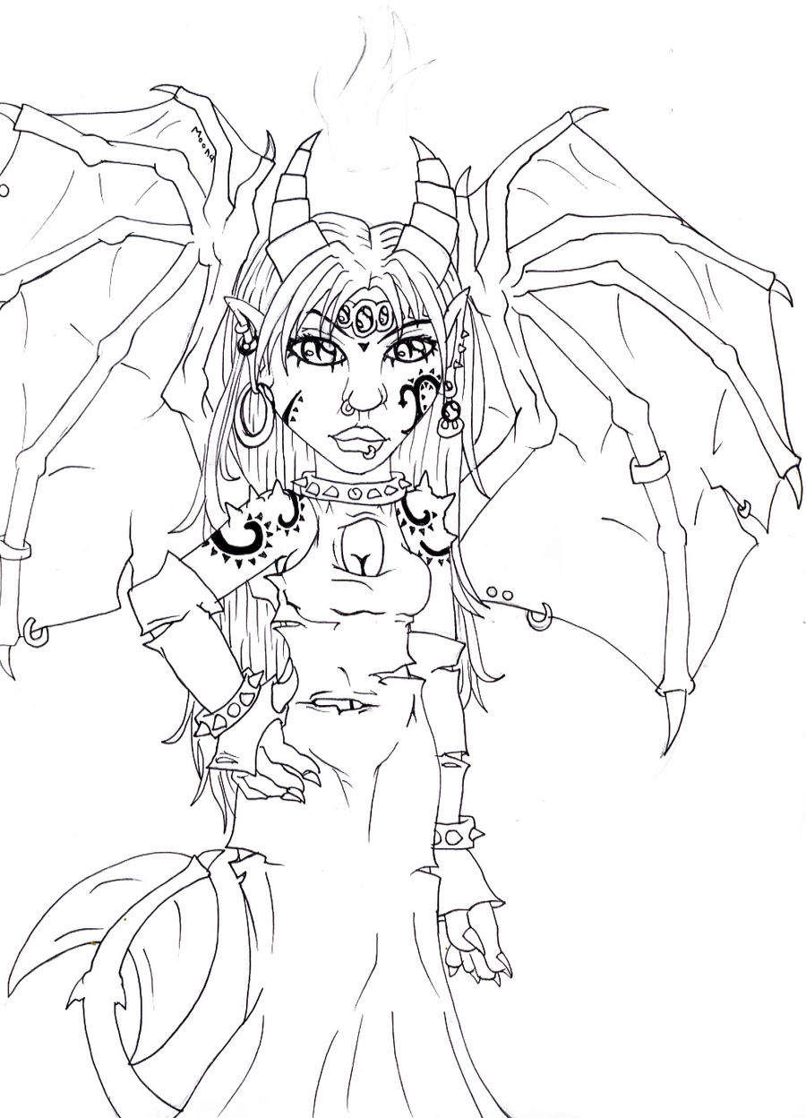 Welcome to hell, Line Art