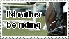 Horse riding stamp