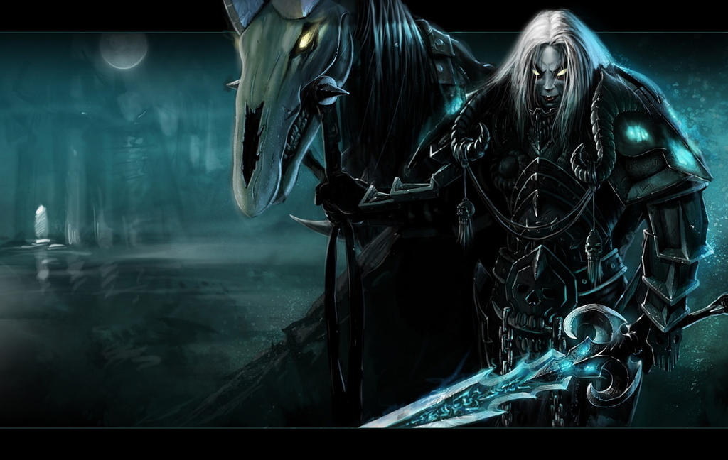 Death Knight - World of Warcraft fan art by AlexSabo on