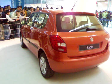 Fabia Car at launch in India