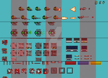 Top-down videogame sprites commission