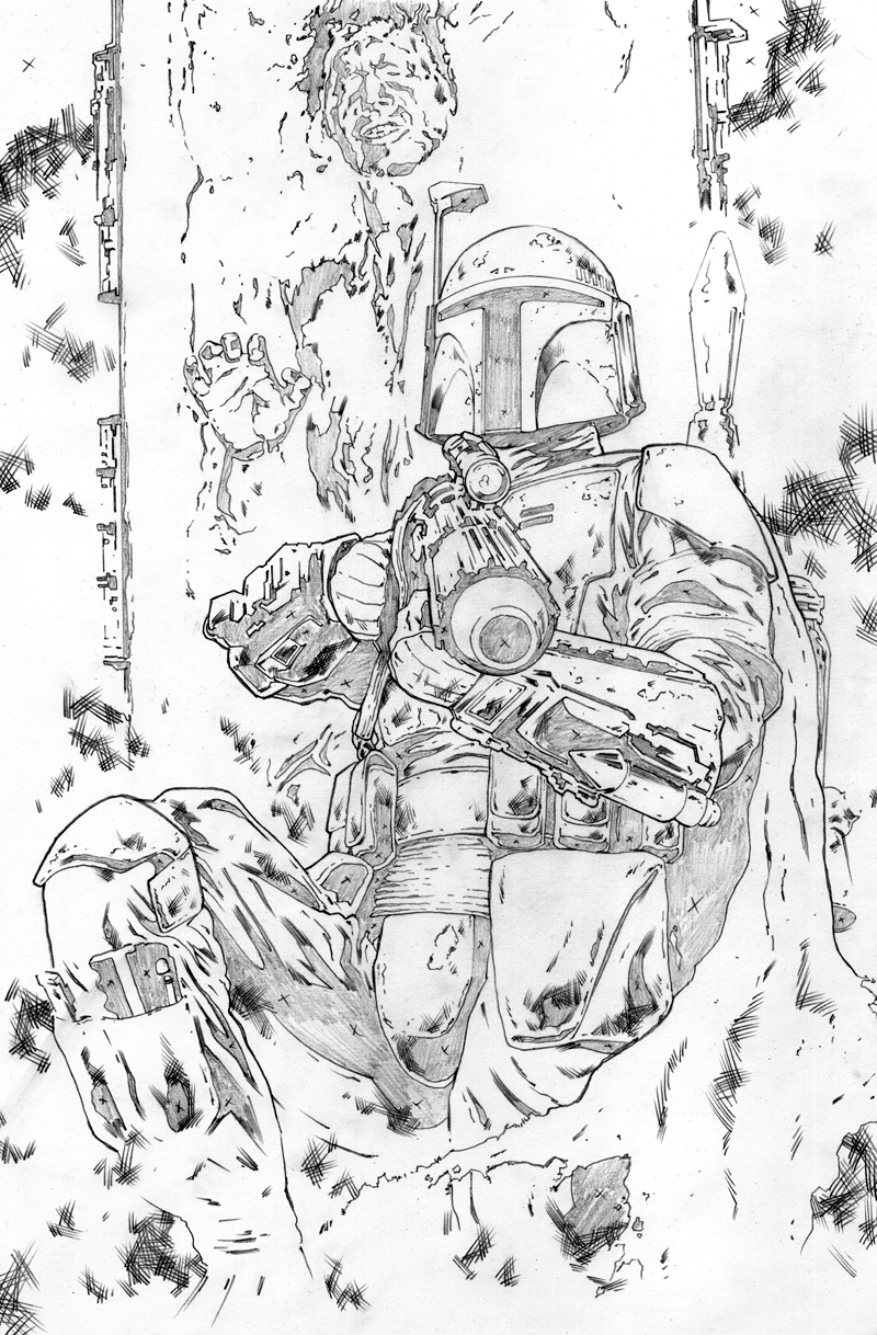 Boba Fett / pencils