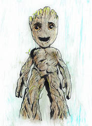 Groot / Baby Groot by jasonbaroody