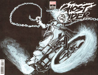 Ghost Rider Sketch cover by jasonbaroody