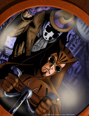 Nite Owl and Rorschach