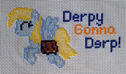 Derpy Gonna Derp Cross Stitch