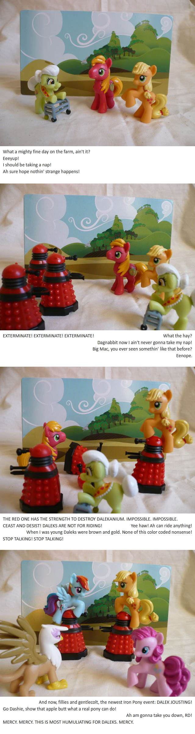 Apple Family vs Daleks