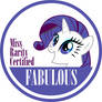 Miss Rarity's Seal of Fabulousness
