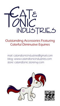 Cat and Tonic Industries Business Card