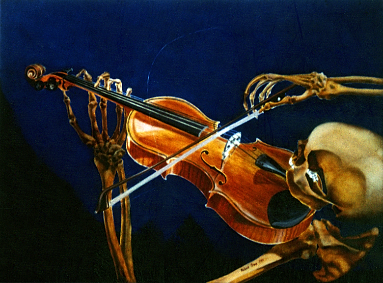 Vanitas with Violin