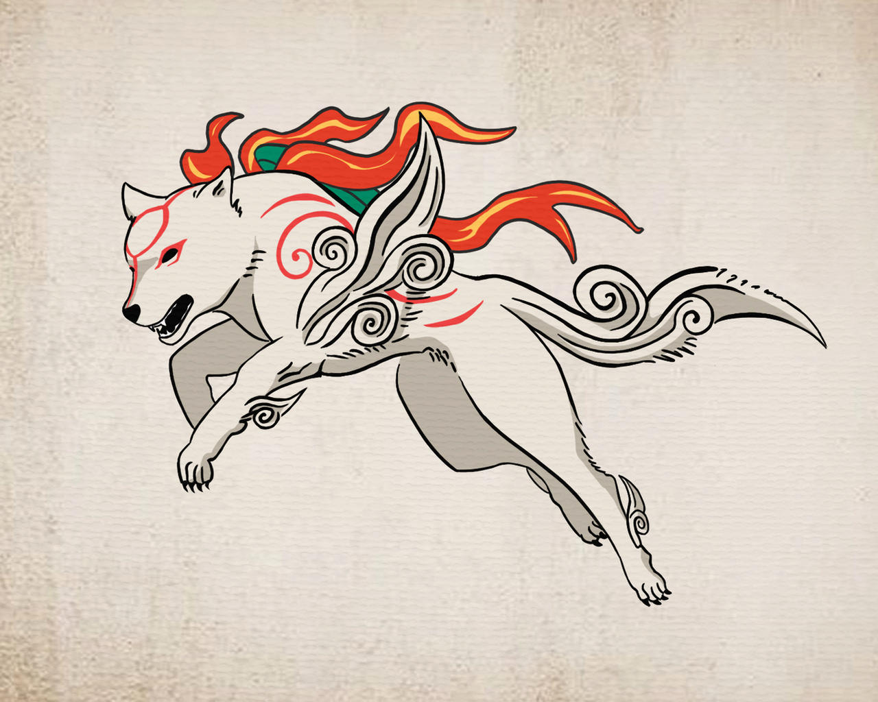 Capcom Wolf Amaterasu Okami: The white wolf by Kitsumeo on DeviantArt