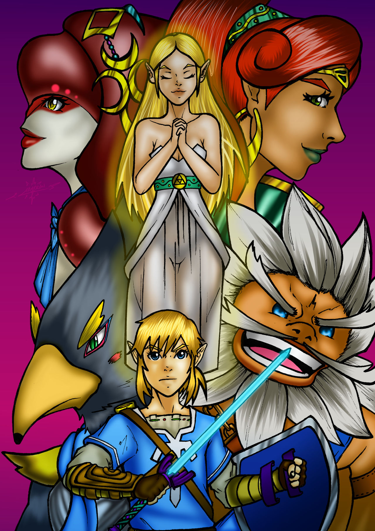 Zelda Breath of the Wild Fan Art