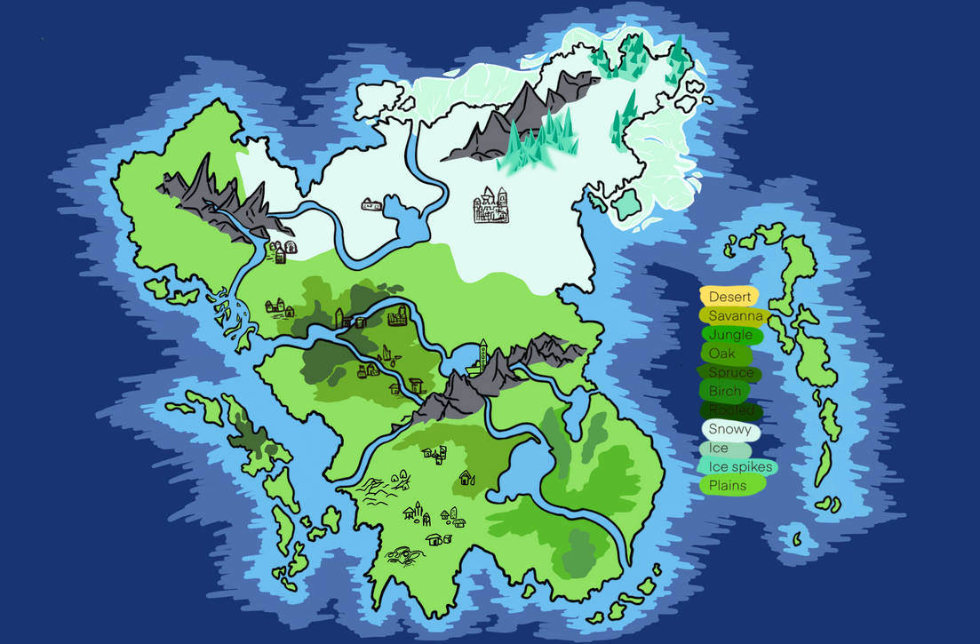 WIP-Fantasy world map by dra9ongirl on DeviantArt