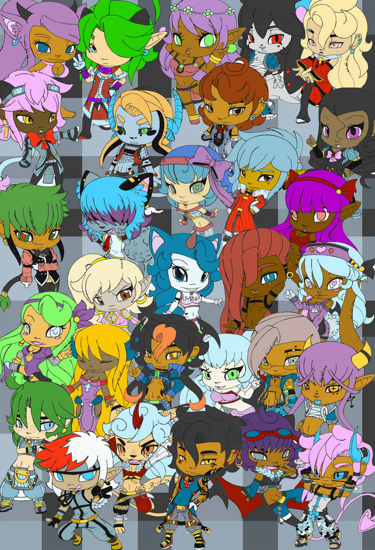 Deviantart Character Chart Character chart by Axlsiusys on DeviantArt