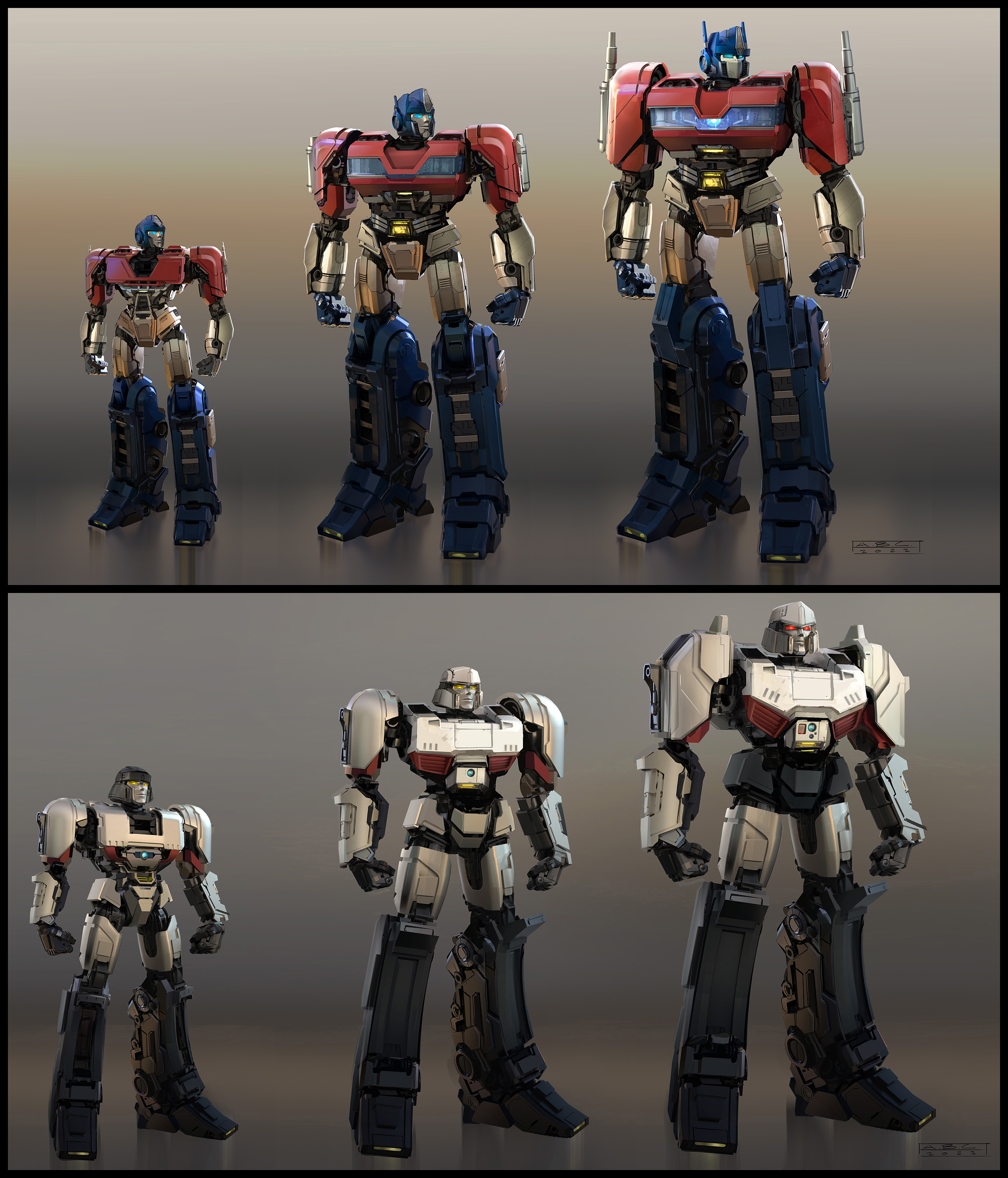 TF One Optimus Prime and Megatron Evolution by SMTWTFS7 on DeviantArt