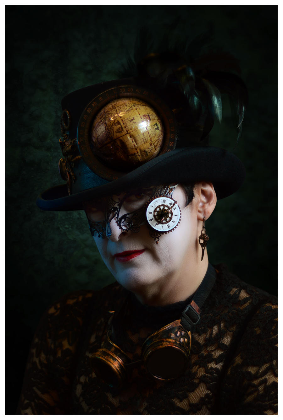 Ravens Morris - Steampunk Morris Dancer Portrait