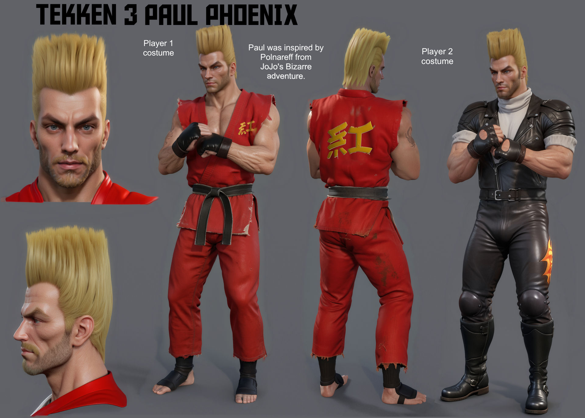Tekken 3 Paul by CriticalArt64 on DeviantArt