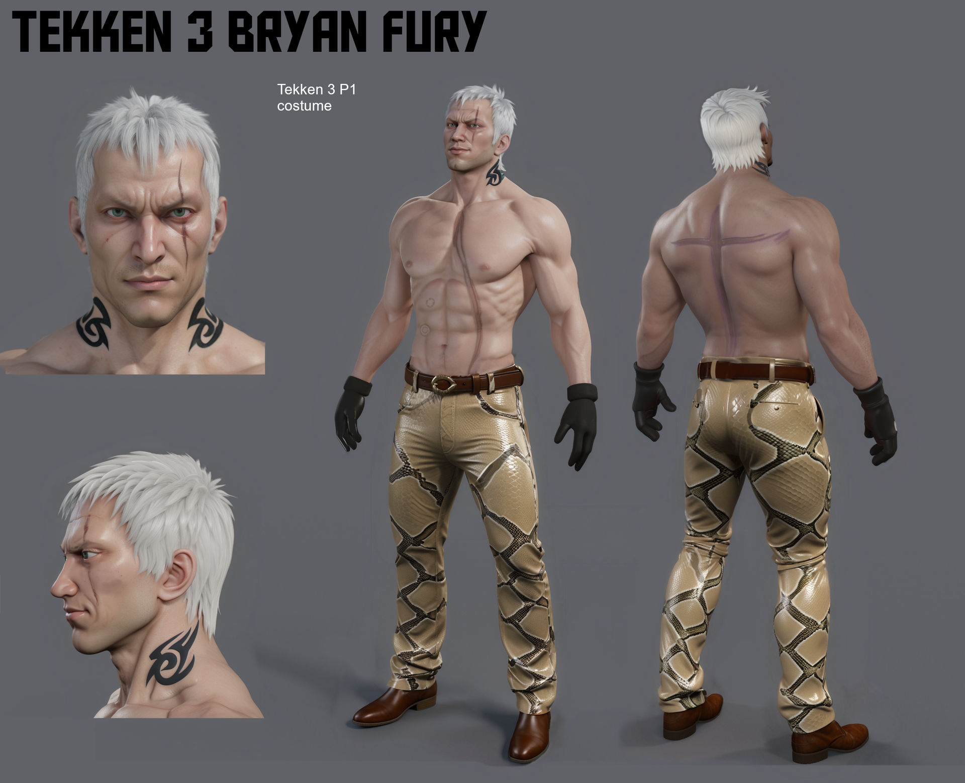 Bryan Deviantart Tekken 3 Bryan Fury by CriticalArt64 on DeviantArt