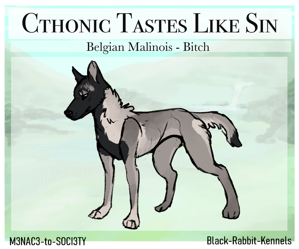 Cthonic Rivers Cthonic Tastes Like Sin IPO3 PSA3 Brevet Brevet by Black-Rabbit-Kennels ...