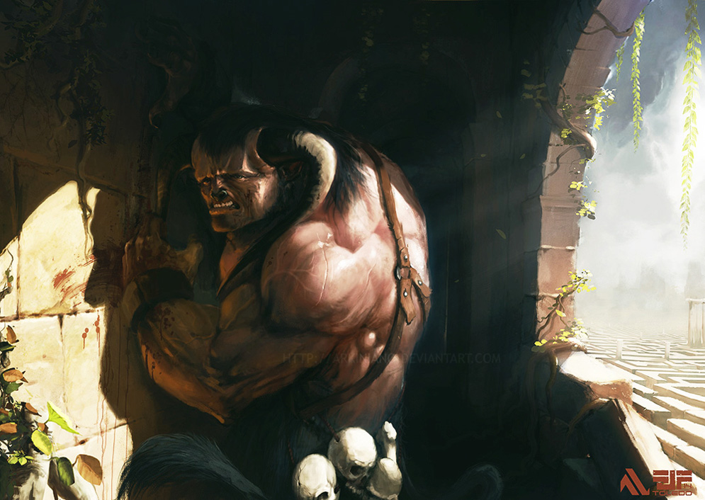 Asterion The Desolate By Fjft Art On Deviantart Asterion The Desolate By Fjft Art