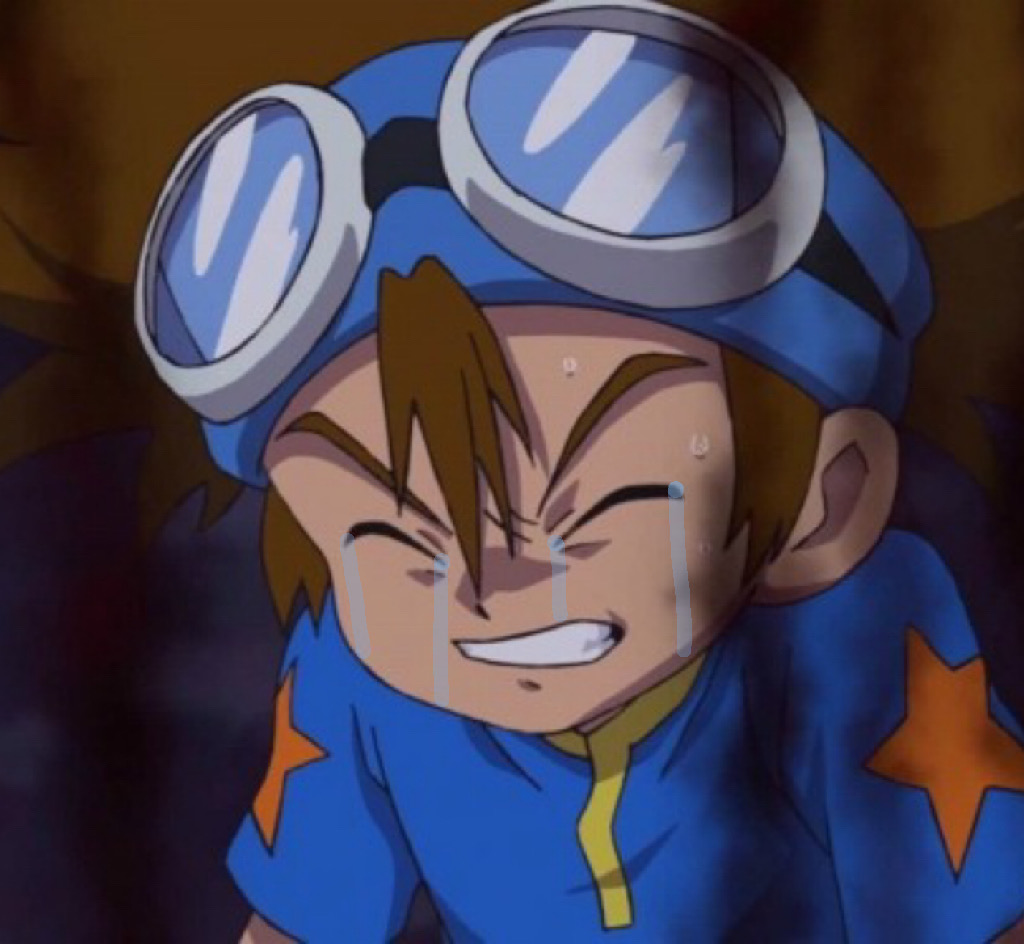 Digimon Scared Digimon 2020: Tai Crying Edit by UltraAutismMan on DeviantArt