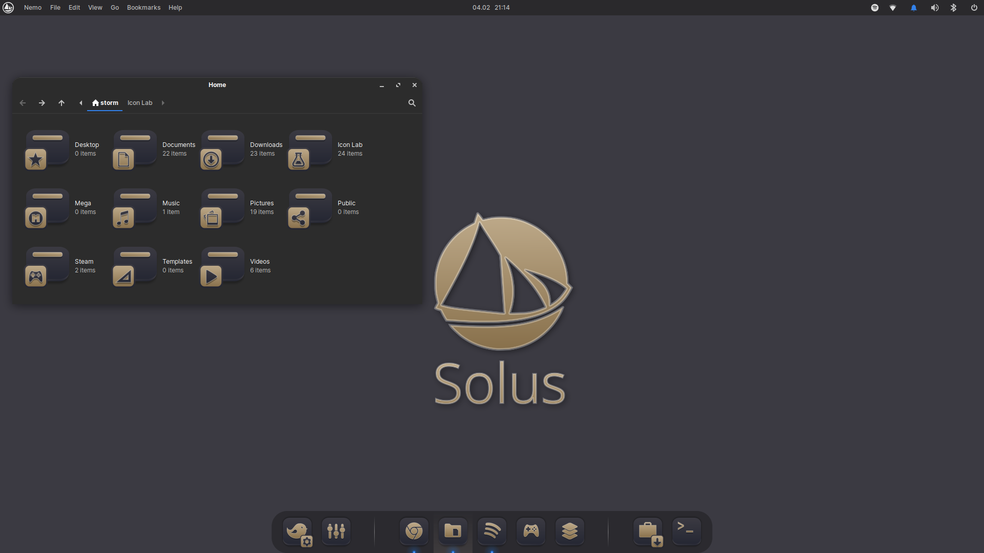 Solus OS (Linux) - Desktop setup by SethStorm666 on DeviantArt