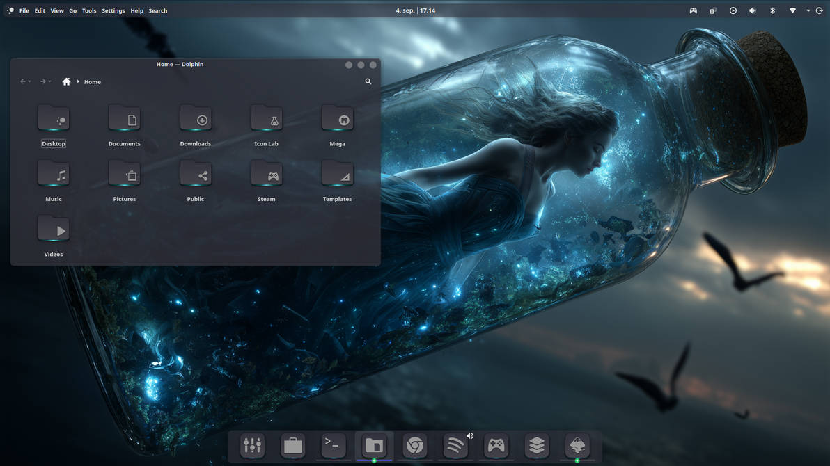 Solus Linux (Plasma Edition) by SethStorm666 on DeviantArt