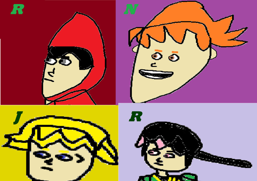 Portrait of Team RNJR - RWBY by solidwheel02 on DeviantArt