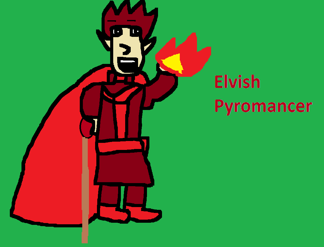 Elvish Pyromancer DnD by solidwheel02 on DeviantArt