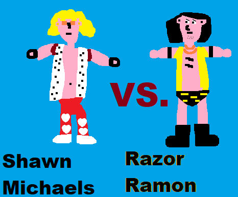 Mantaur Vs Razor Ramon Shawn Michaels vs. Razor Ramon by solidwheel02 on DeviantArt