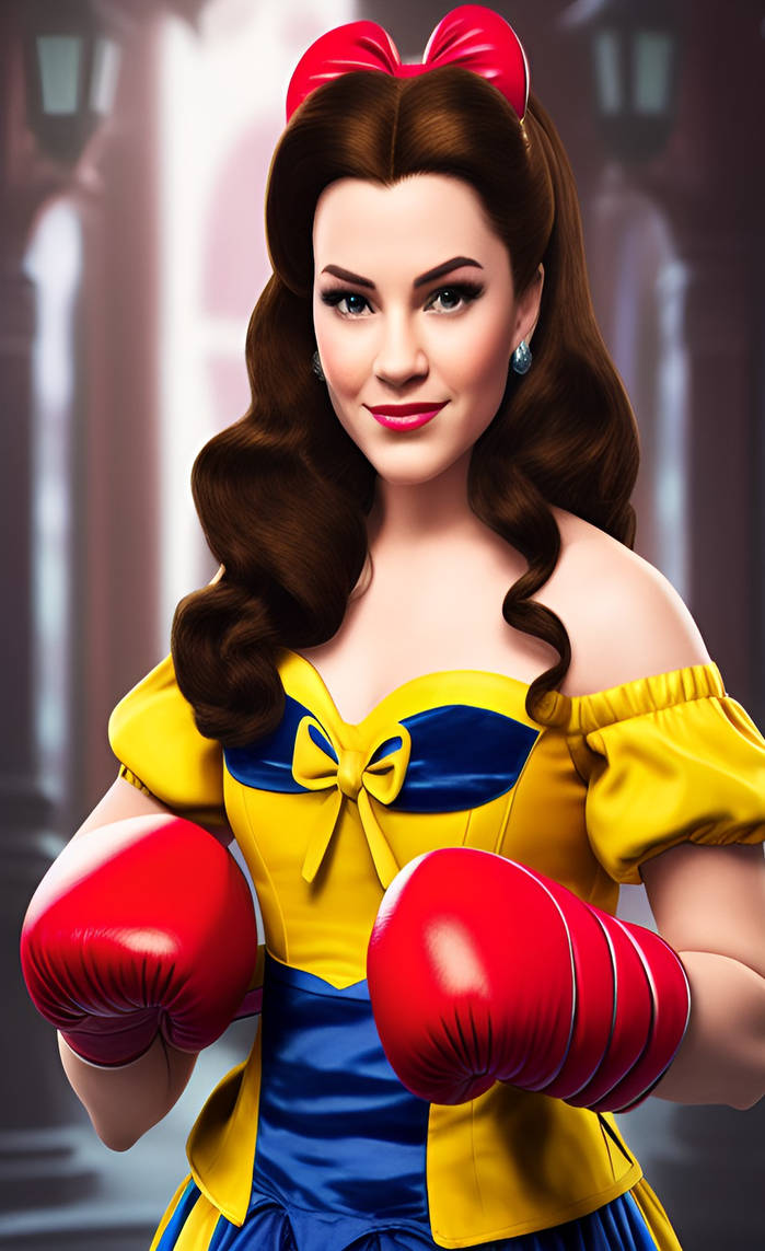 Princess Belle Boxing by solidwheel02 on DeviantArt