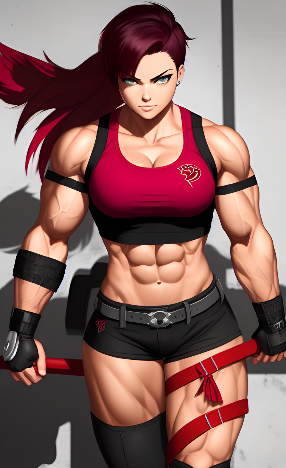 Ruby Rose Exercise Muscle Ruby Rose RWBY by solidwheel02 on DeviantArt