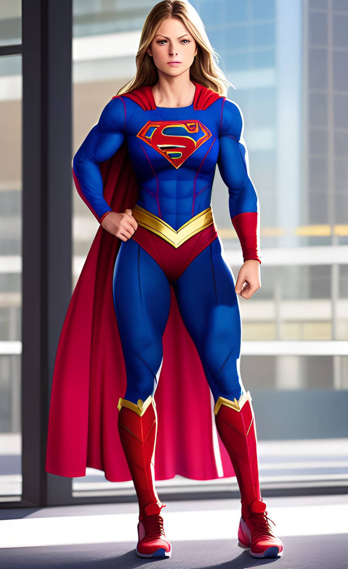 Buff CW Supergirl by solidwheel02 on DeviantArt