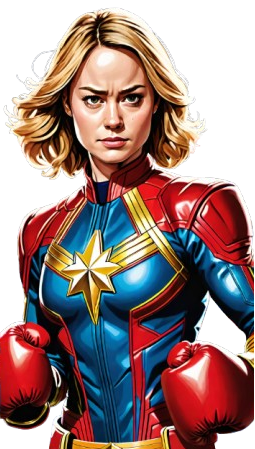 --Captain Marvel Boxing by solidwheel02 on DeviantArt
