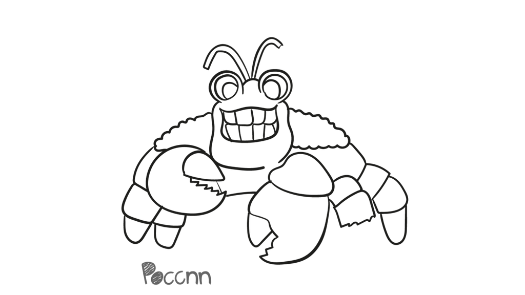 Cute Tamatoa to color (Moana) by PoccnnIndustries on DeviantArt