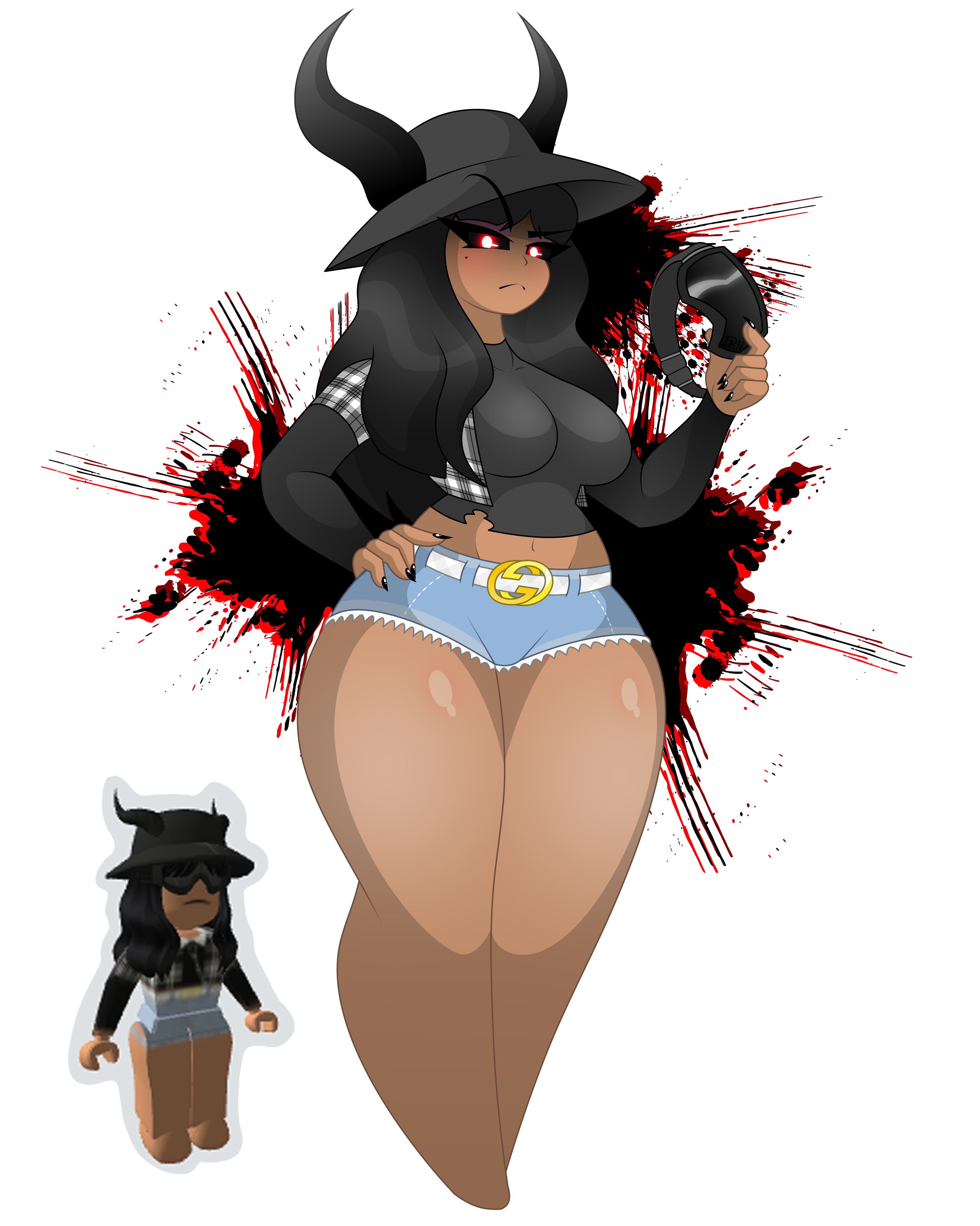 My Roblox avatar lol by CrystalClearAnime on DeviantArt